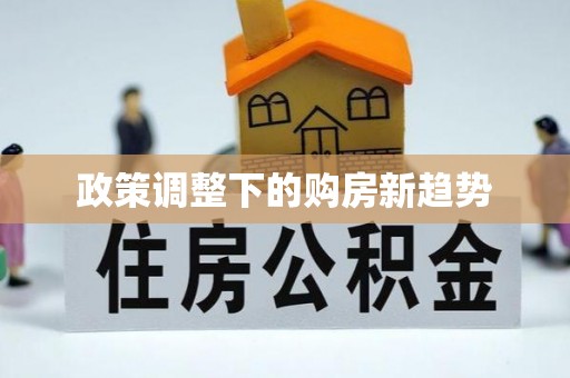 西安政策调整下的购房新趋势