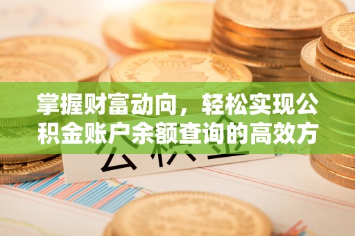 西安掌握财富动向，轻松实现公积金账户余额查询的高效方式