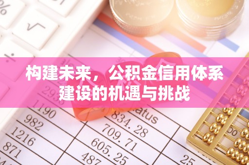 西安构建未来，公积金信用体系建设的机遇与挑战