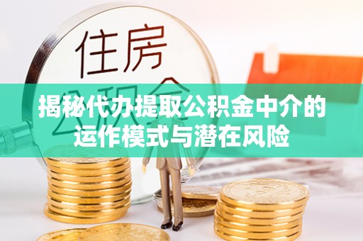 西安揭秘代办提取公积金中介的运作模式与潜在风险